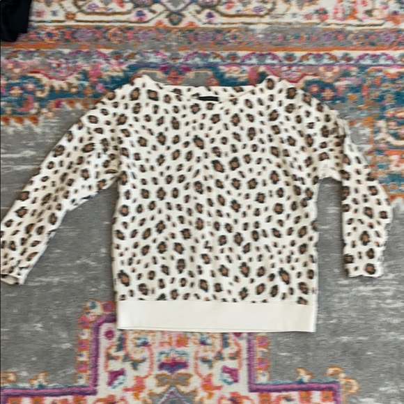 Jcrew leopard sweater - Picture 1 of 5